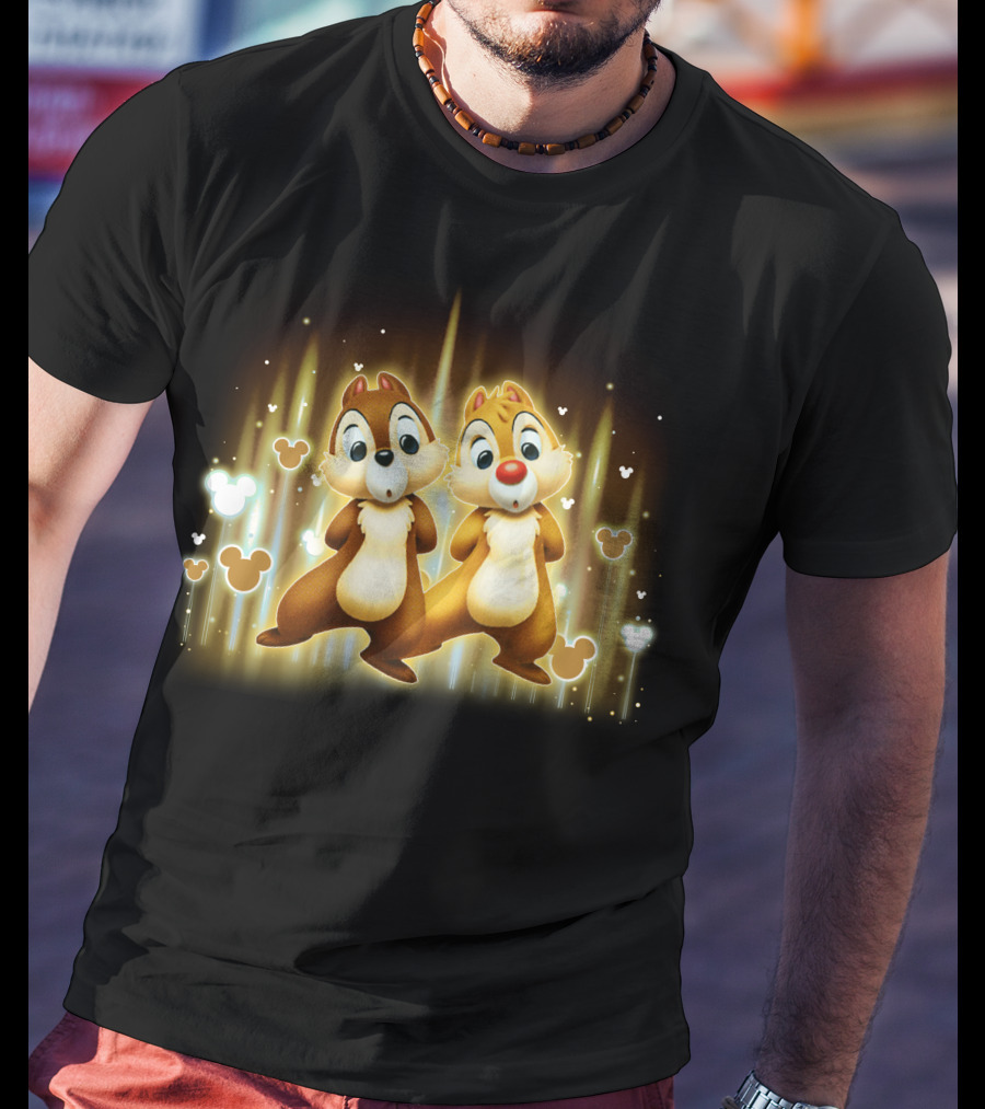Chip And Dale Mickey Mouse Love T-Shirt
