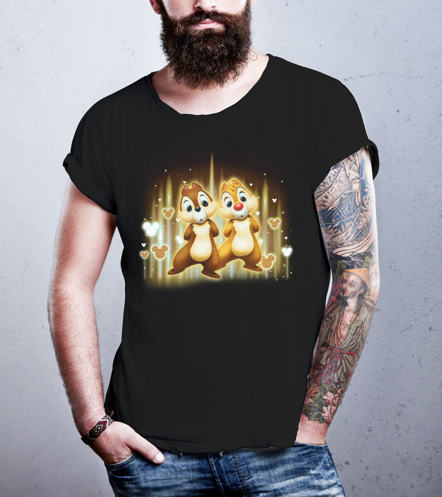 Chip And Dale Mickey Mouse Love T-Shirt