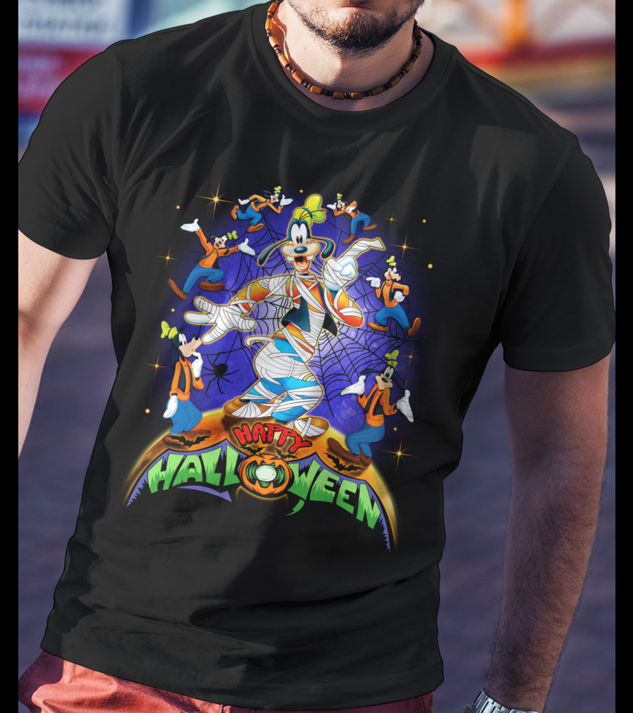 Goofy Mummy Happy Halloween Spooky Fun T-Shirt