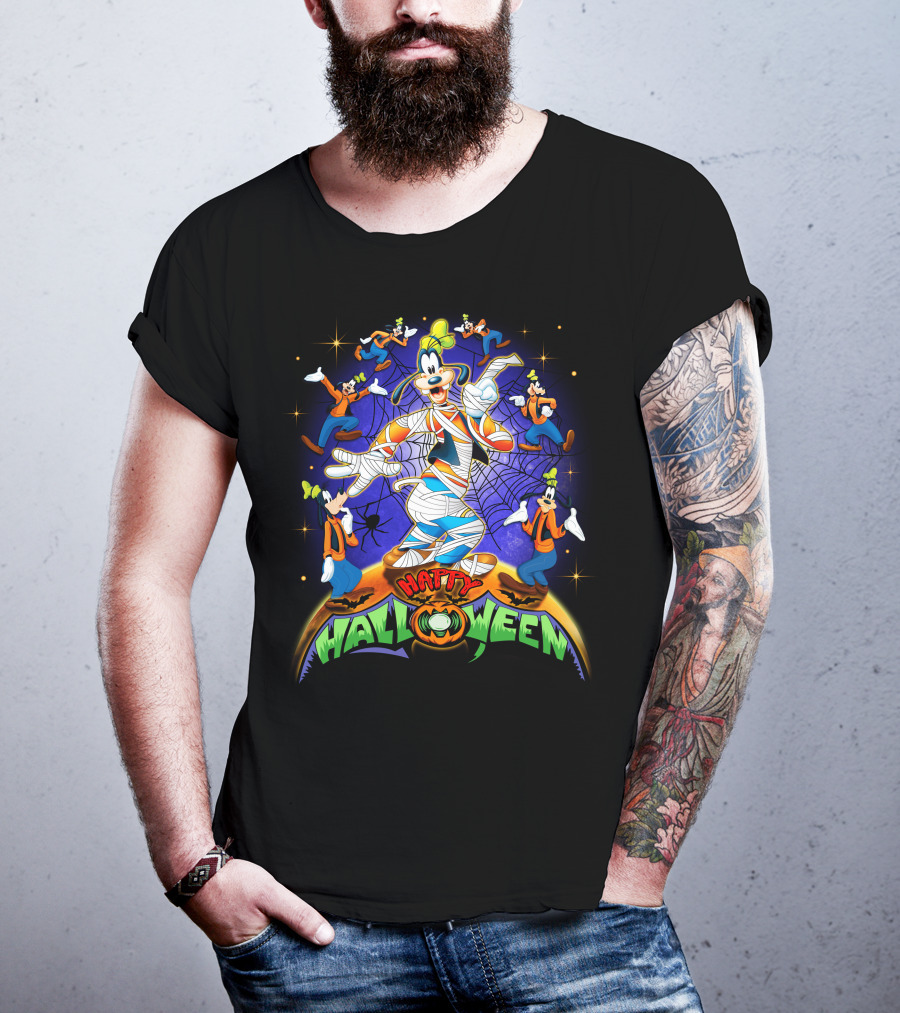 Goofy Mummy Happy Halloween Spooky Fun T-Shirt