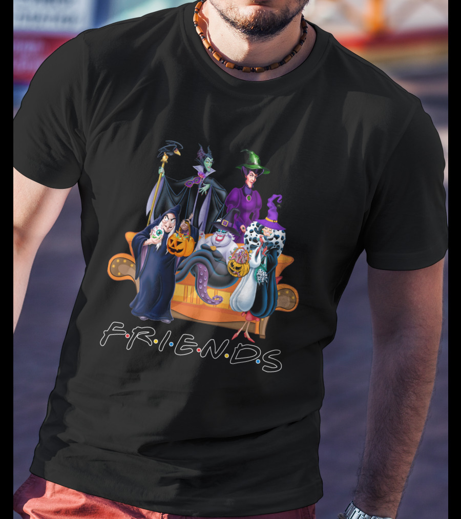 FRIENDS Villainous Halloween Couch Gathering T-Shirt