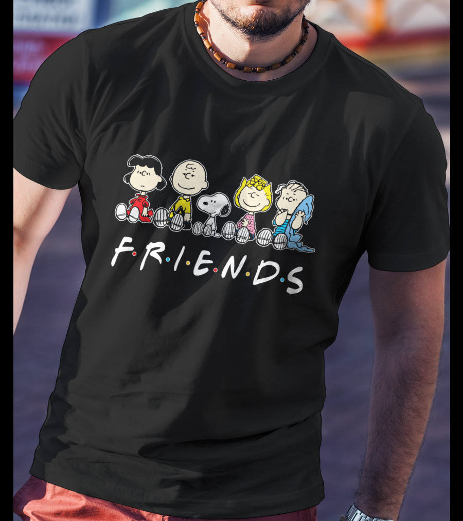 Snoopy Friends Peanuts Characters Sitcom T-Shirt