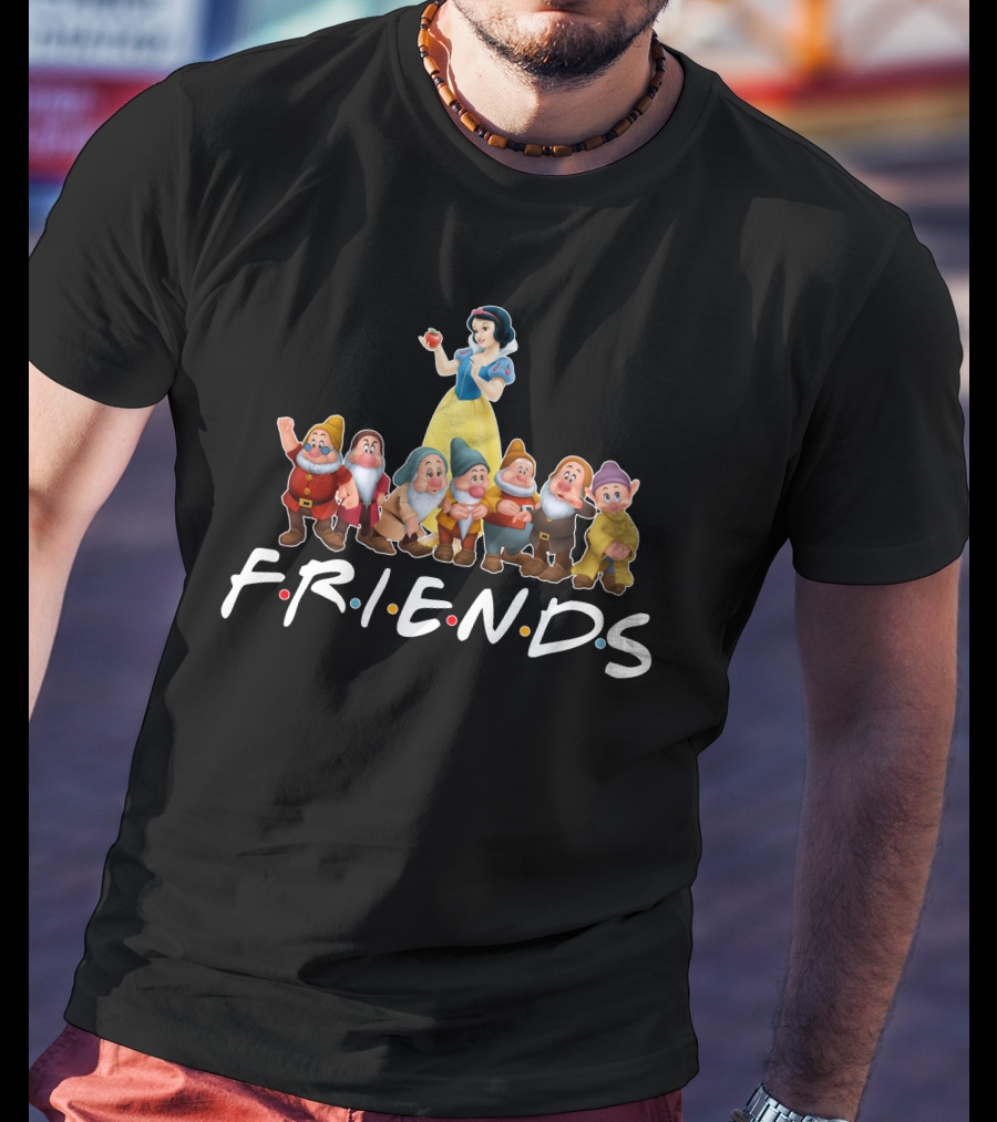 Snow White Seven Dwarfs Friends Reunion T-Shirt