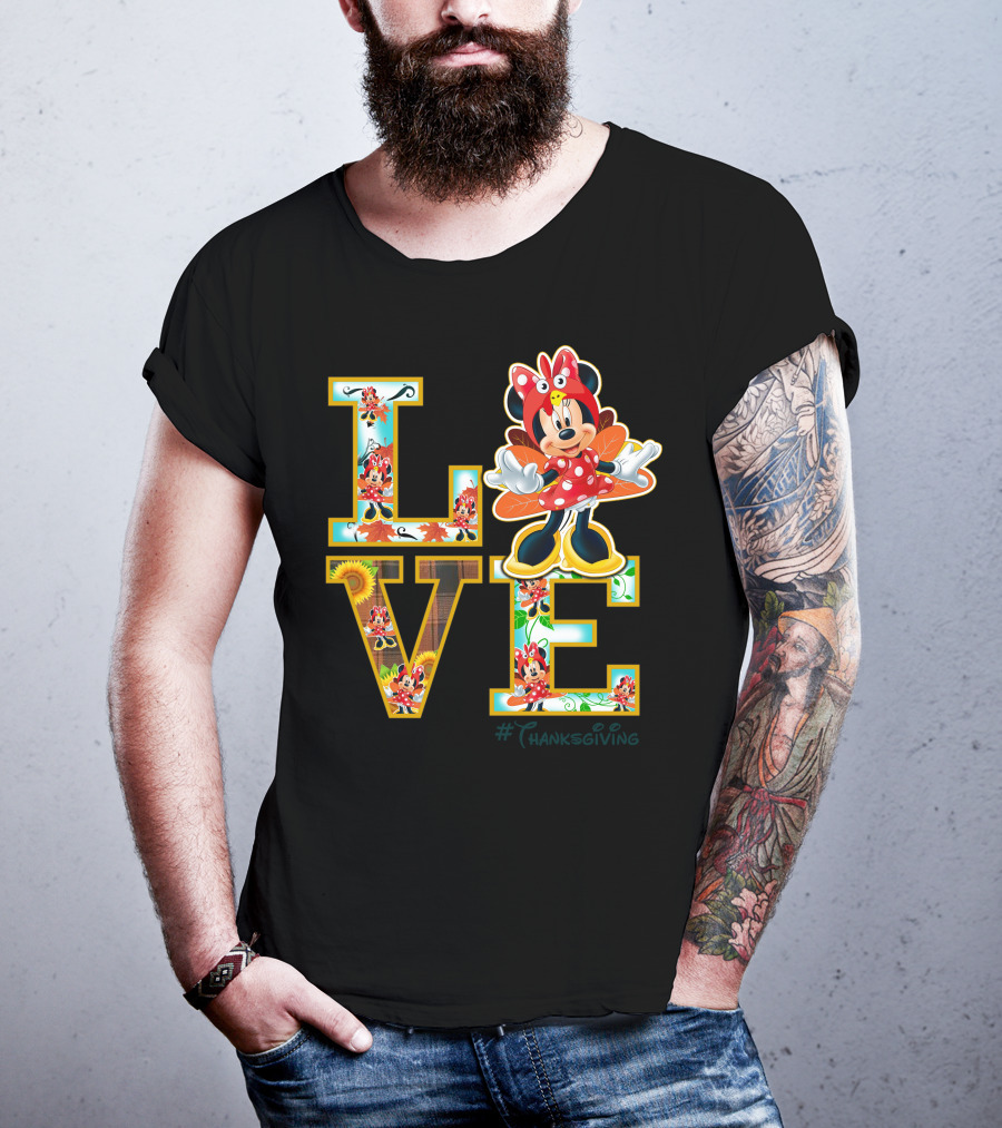 LOVE Minnie Thanksgiving T-Shirt