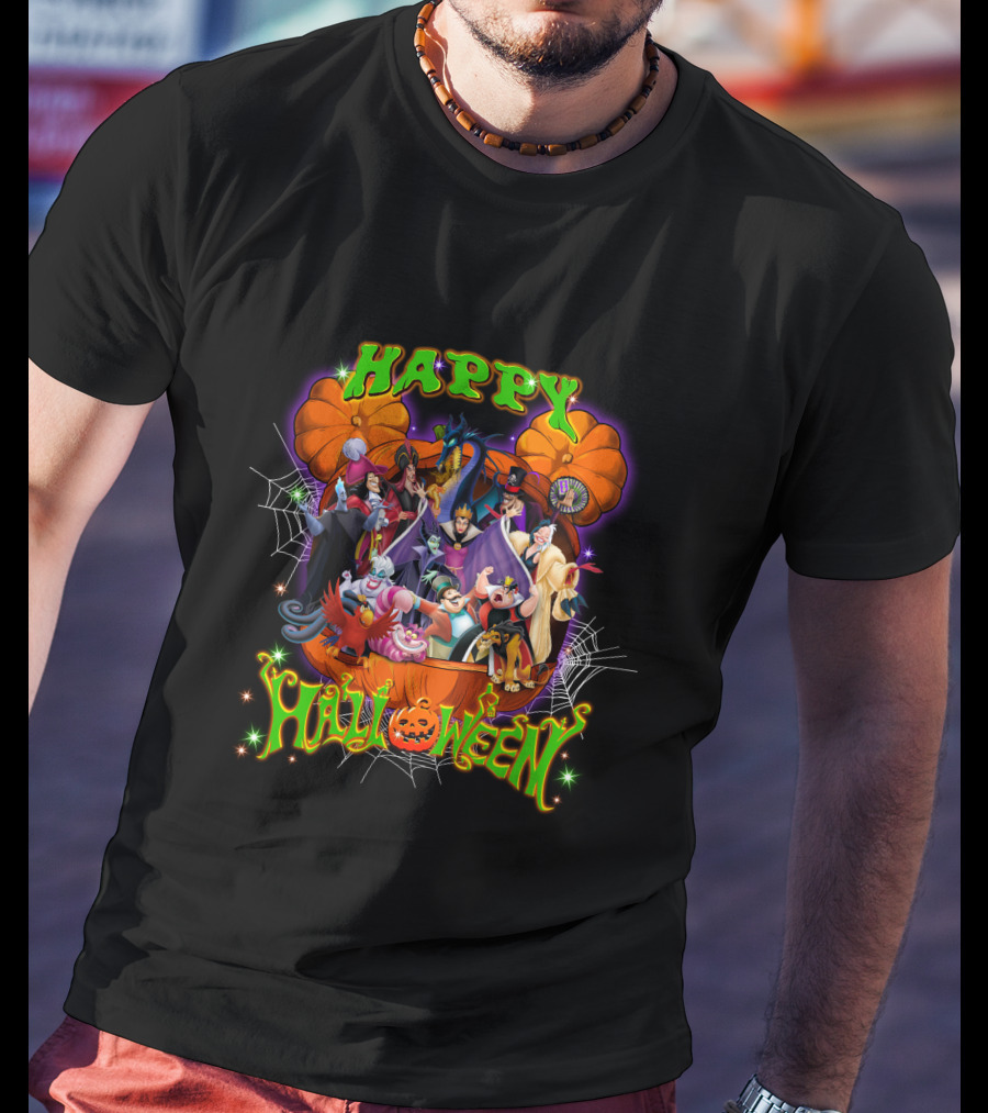 VILL Happy Halloween Villains T-Shirt