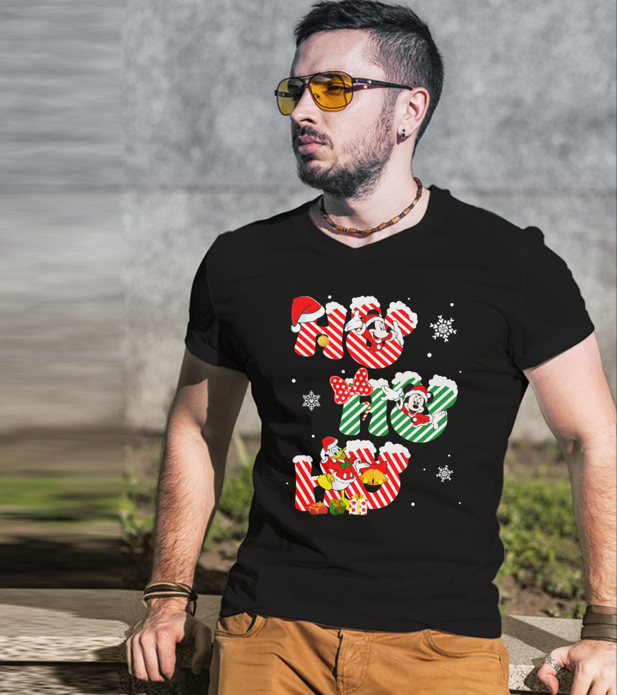 MK And DN Christmas Ho Ho Ho Holiday Fun T-Shirt