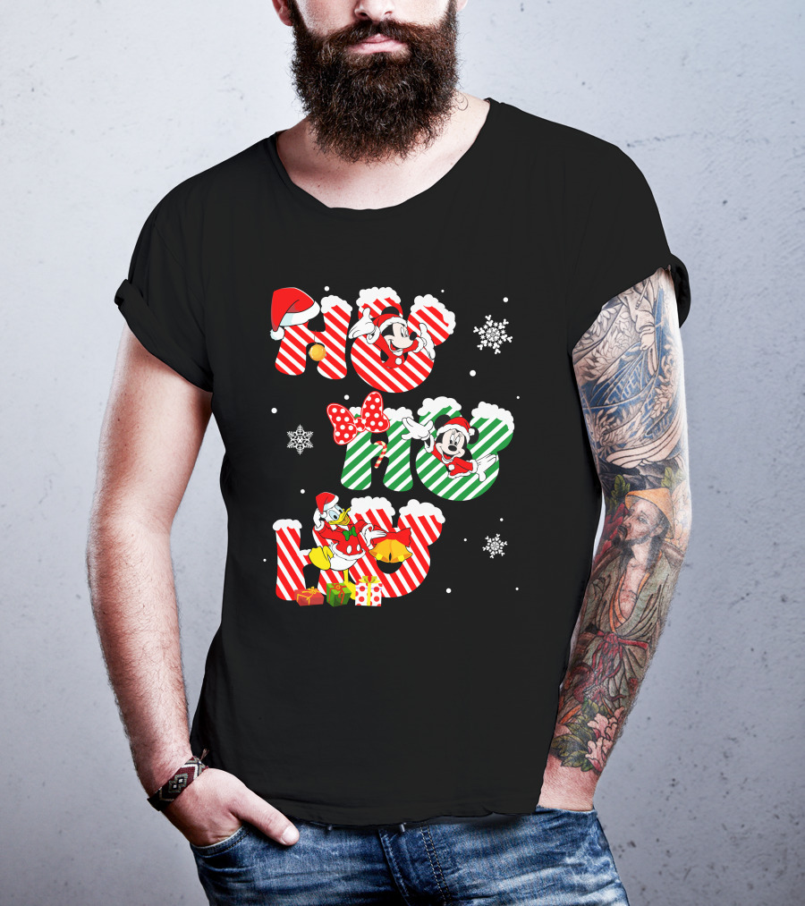 MK And DN Christmas Ho Ho Ho Holiday Fun T-Shirt