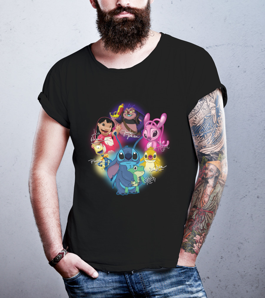 ST Signature Stitch Lilo Plokai Jumbaa Angel Reuben T-Shirt