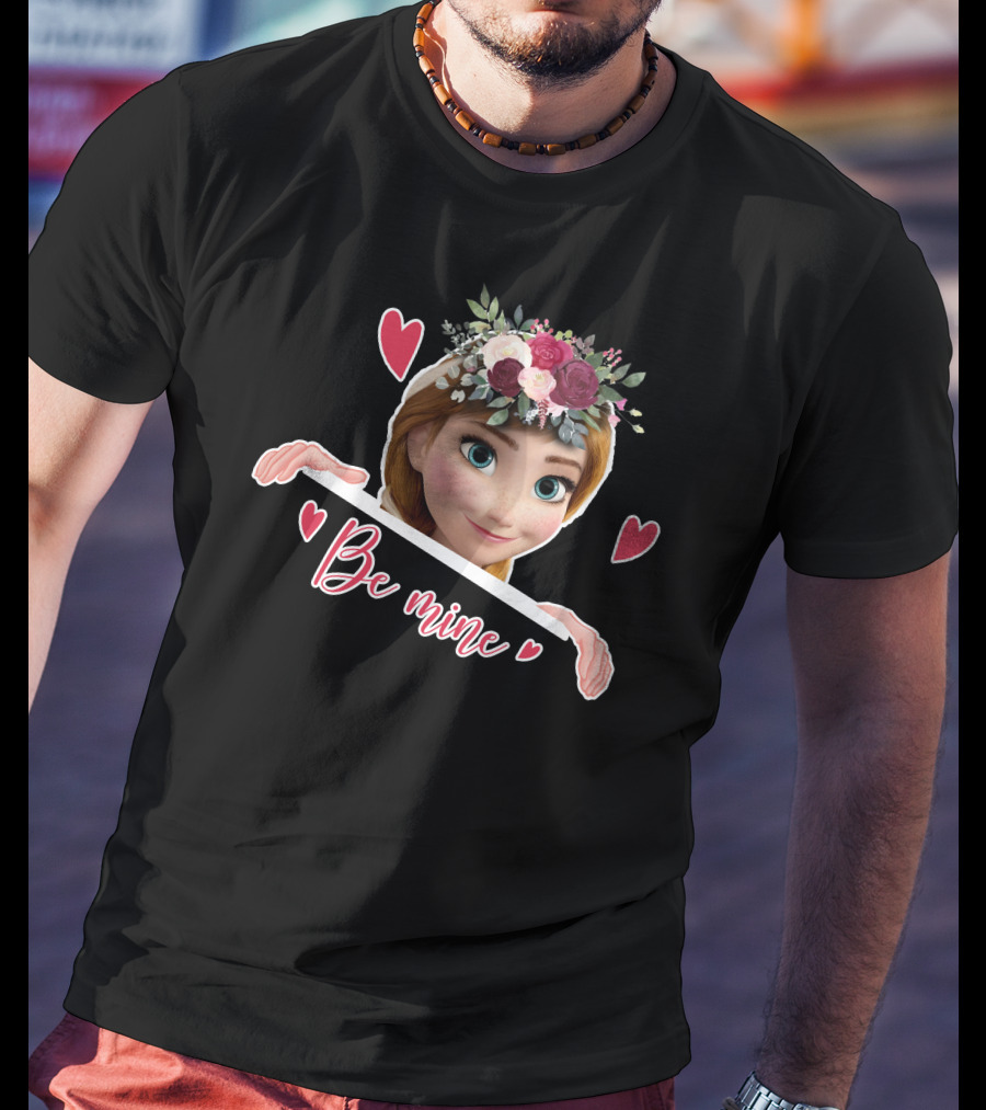 Be Mine Anna Floral Heart T-Shirt