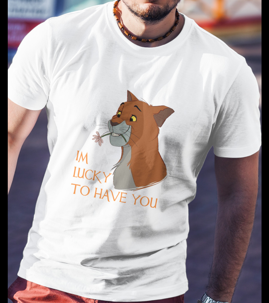 Thomas O'Malley Aristocats I'm Lucky To Have You T-Shirt