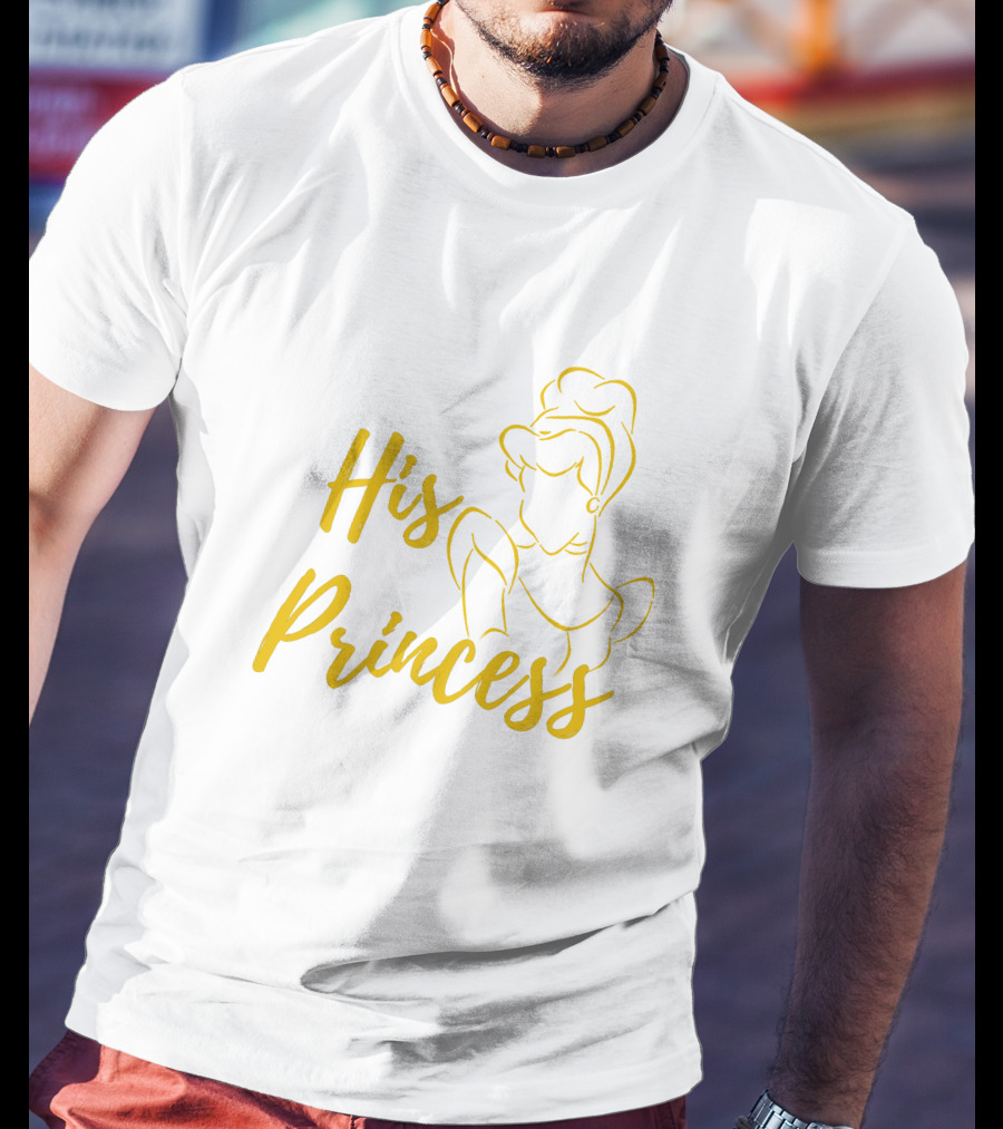 Cinderella His Princess Disney Inspired Iconic T-Shirt