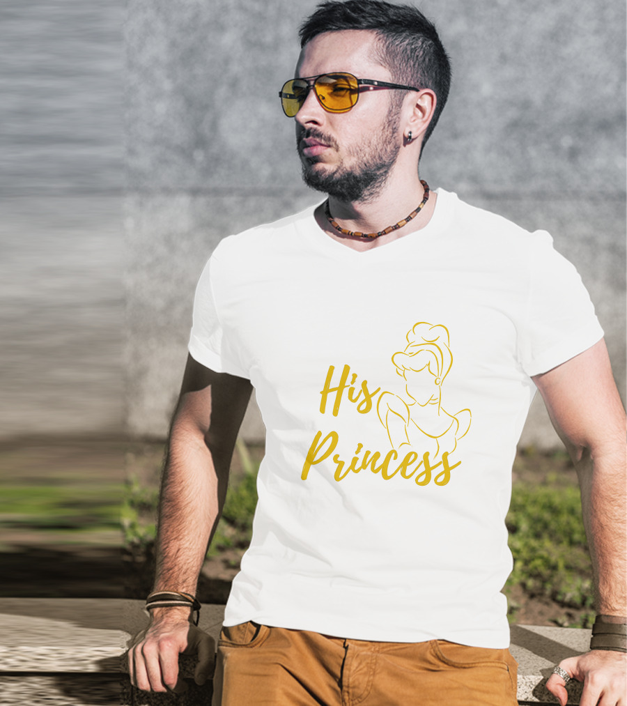 Cinderella His Princess Disney Inspired Iconic T-Shirt