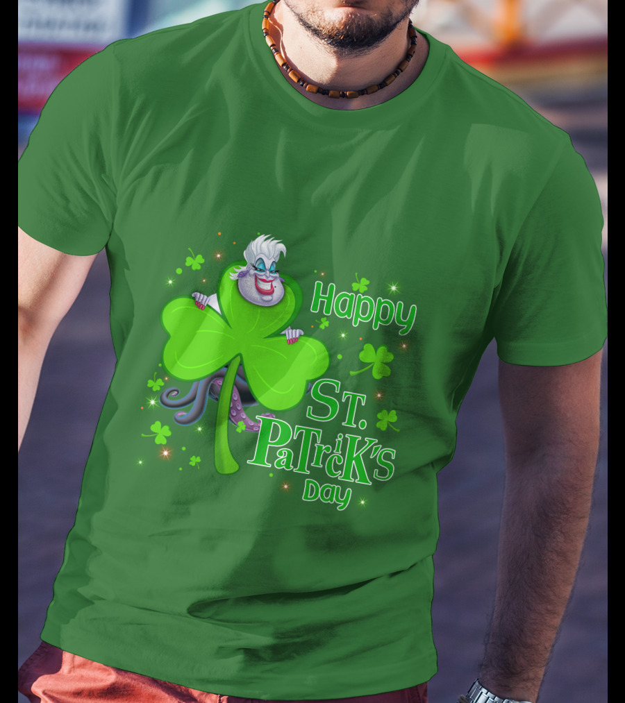 Happy St. Patrick's Day Ursula Shamrock T-Shirt