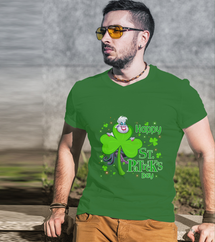 Happy St. Patrick's Day Ursula Shamrock T-Shirt