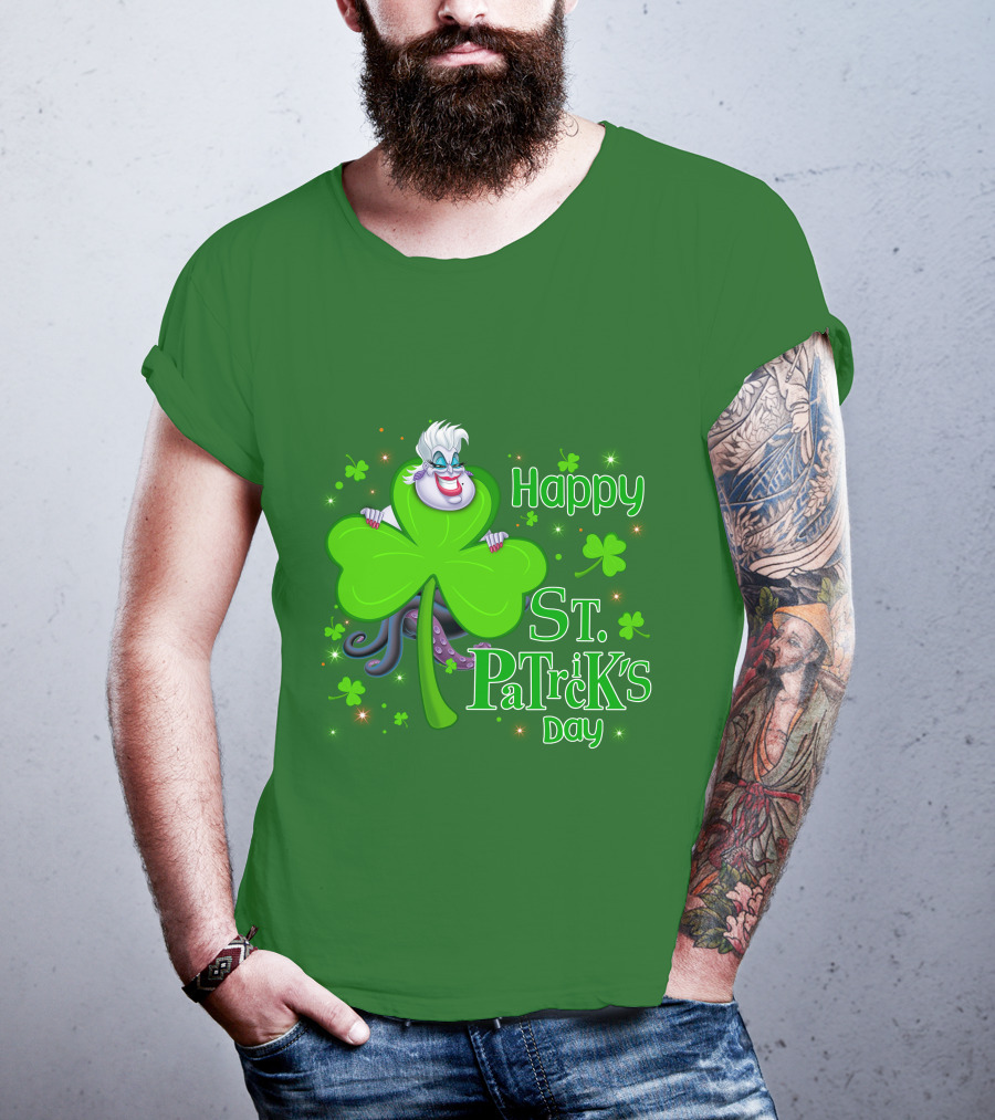 Happy St. Patrick's Day Ursula Shamrock T-Shirt