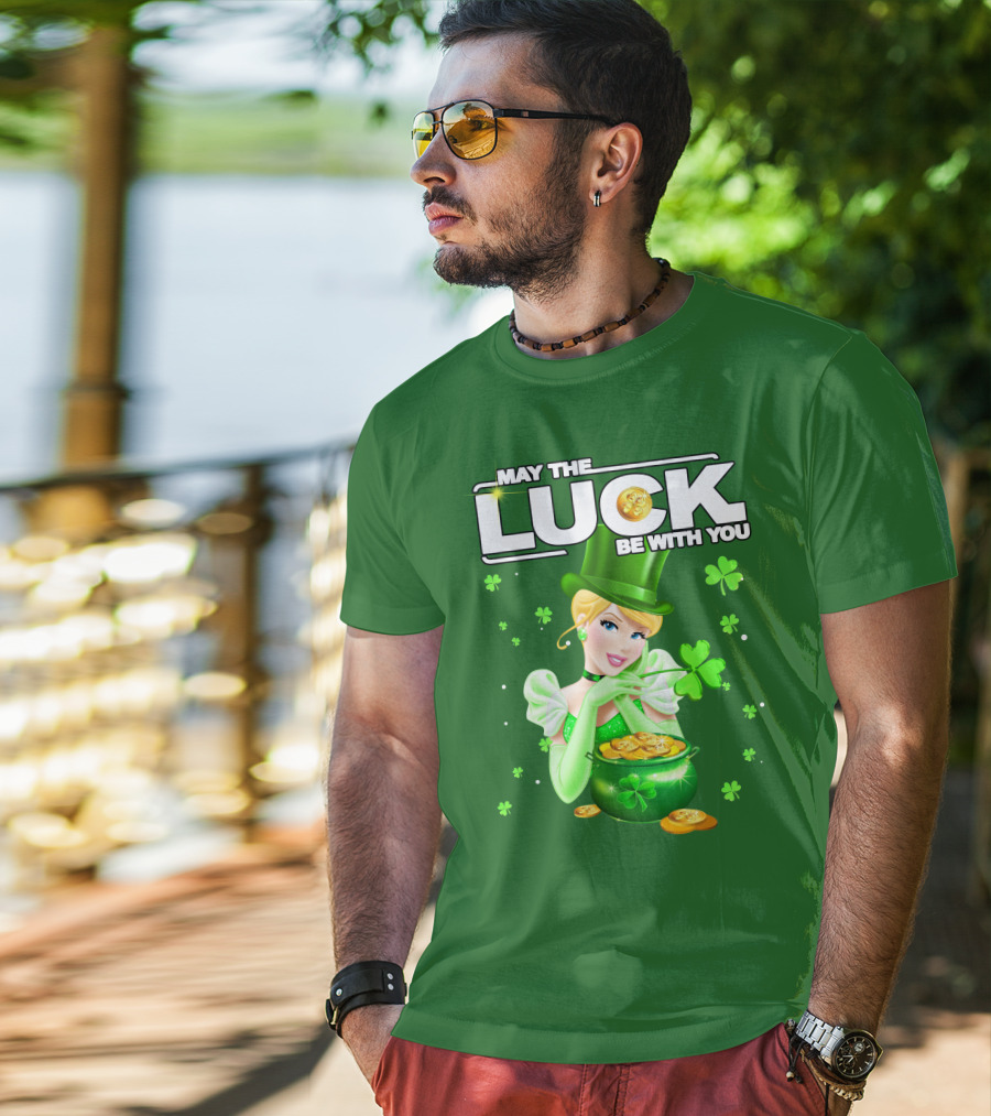 Cinderella May The Luck Be With You St. Patrick's Day T-Shirt