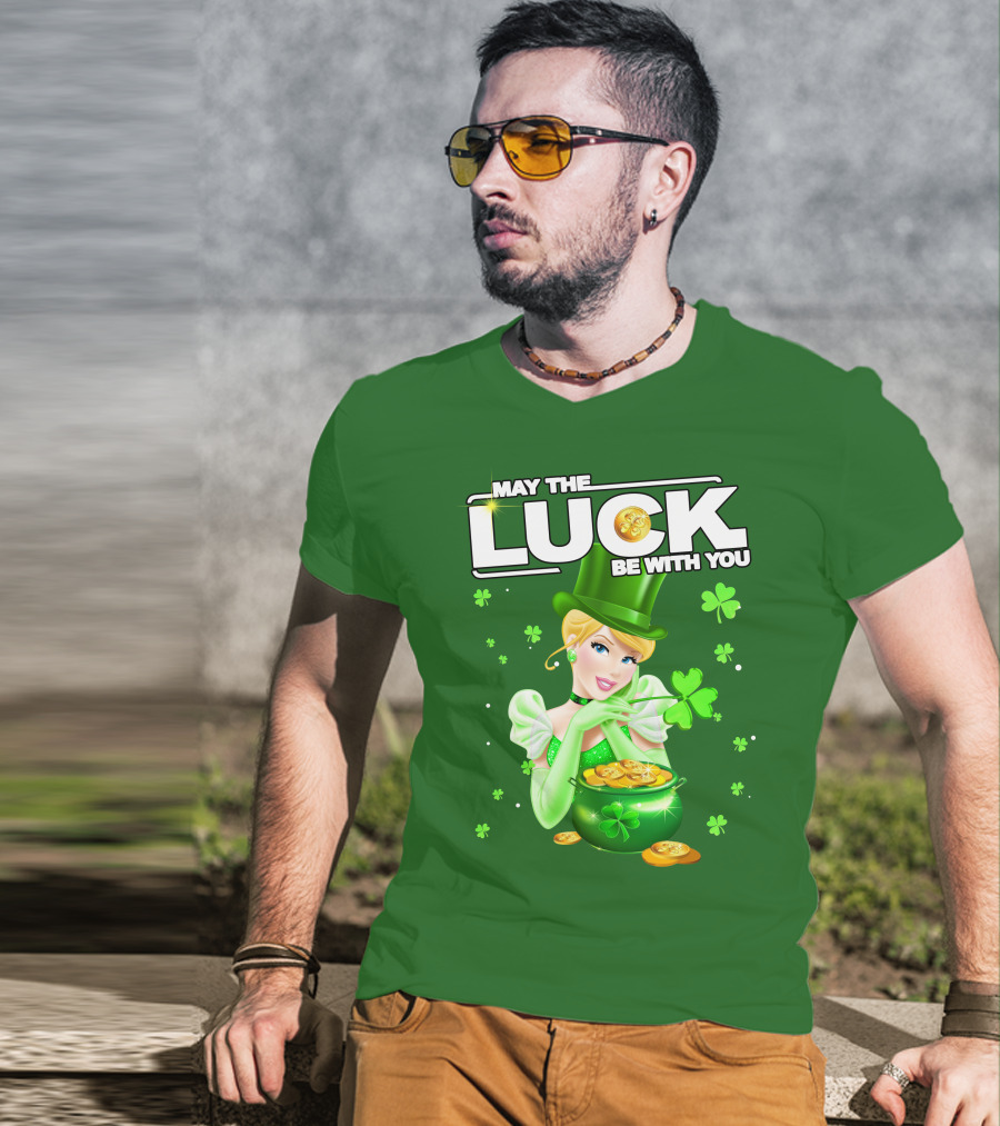 Cinderella May The Luck Be With You St. Patrick's Day T-Shirt