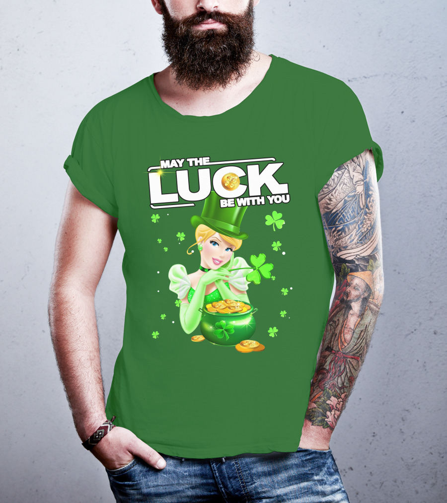 Cinderella May The Luck Be With You St. Patrick's Day T-Shirt