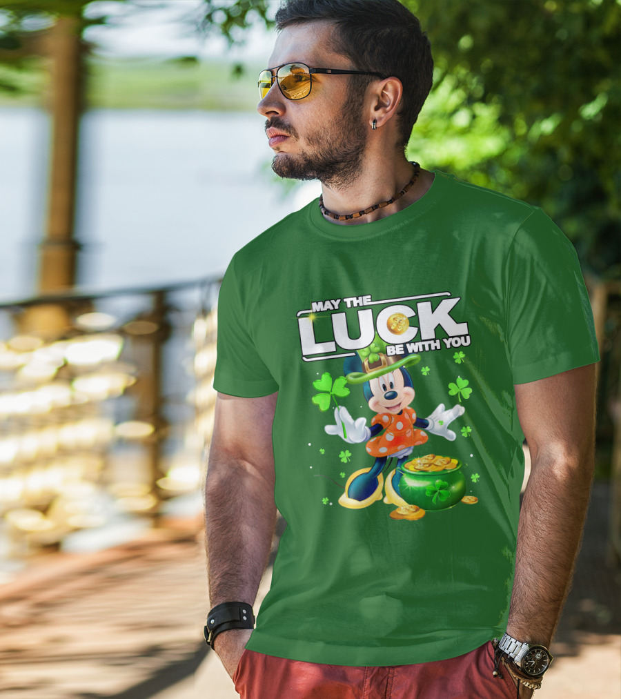 Minnie May The Luck Be With You St Patrick's Day T-Shirt