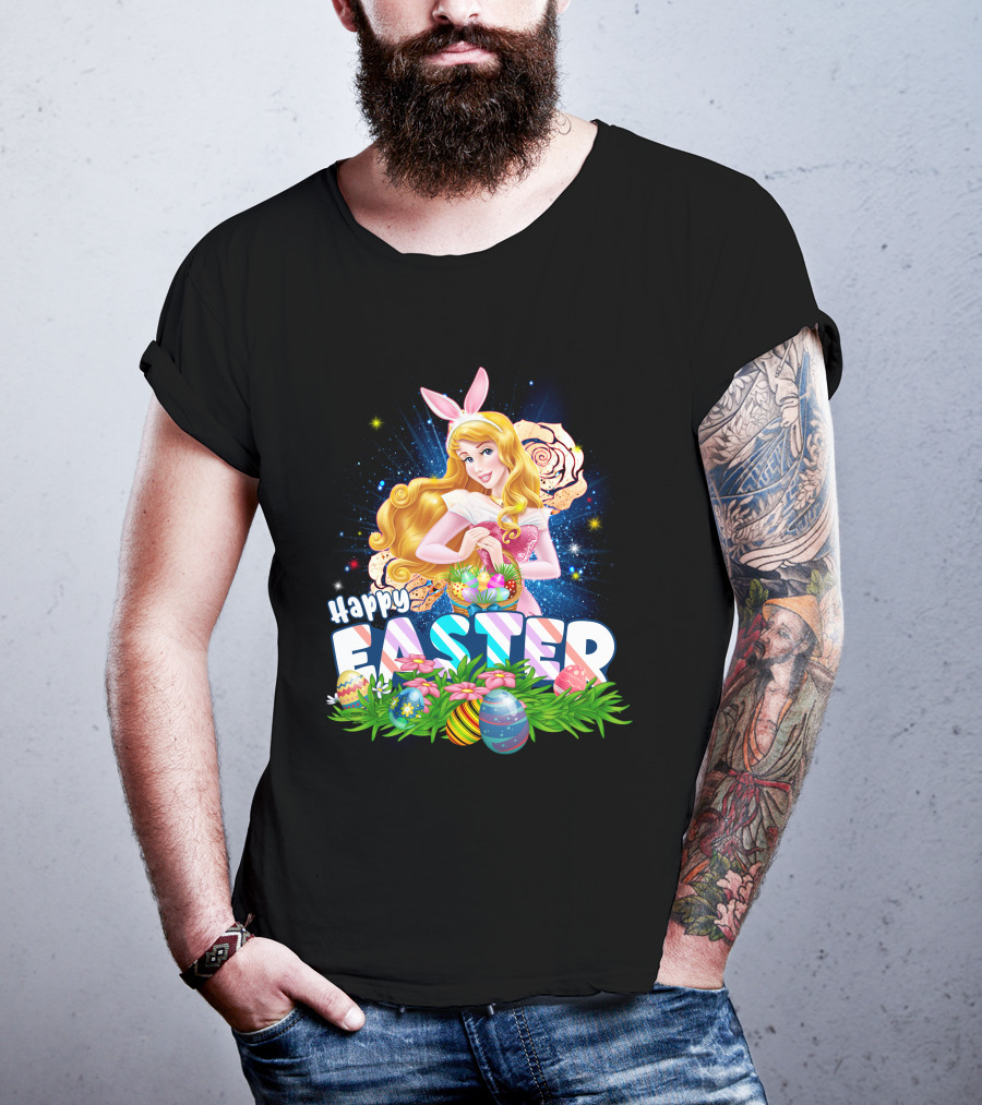 Aurora Happy Easter Bunny Ears Egg Hunt T-Shirt