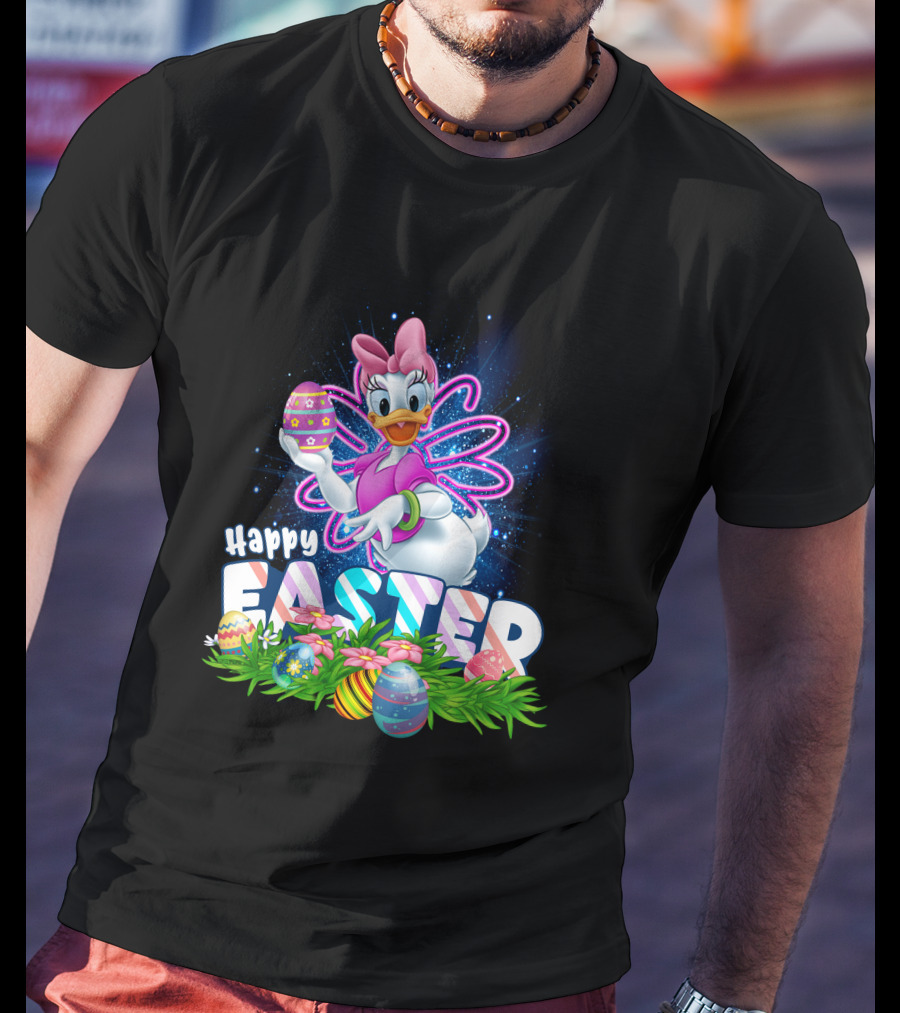 Happy Easter Daisy Duck Easter Eggs T-Shirt