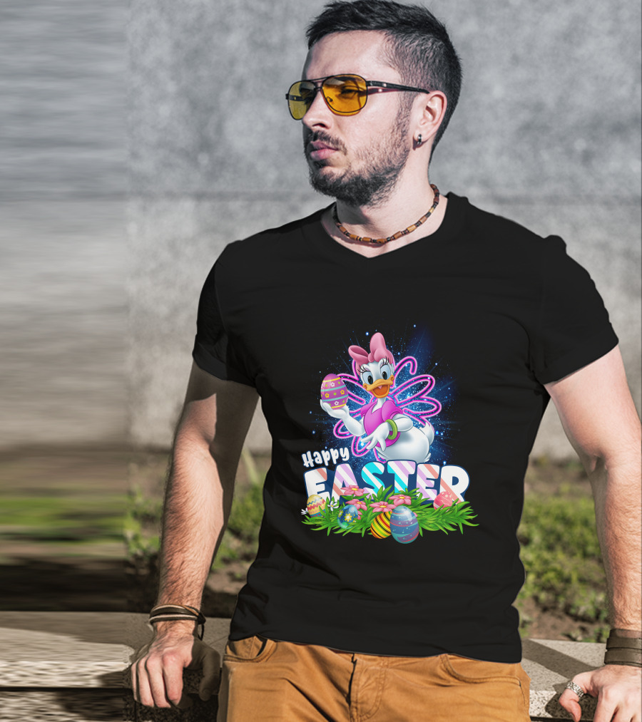 Happy Easter Daisy Duck Easter Eggs T-Shirt