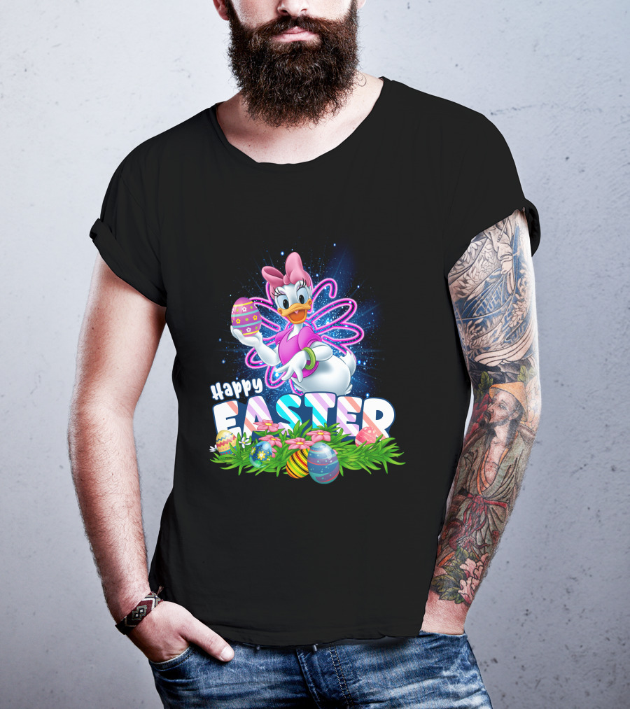 Happy Easter Daisy Duck Easter Eggs T-Shirt