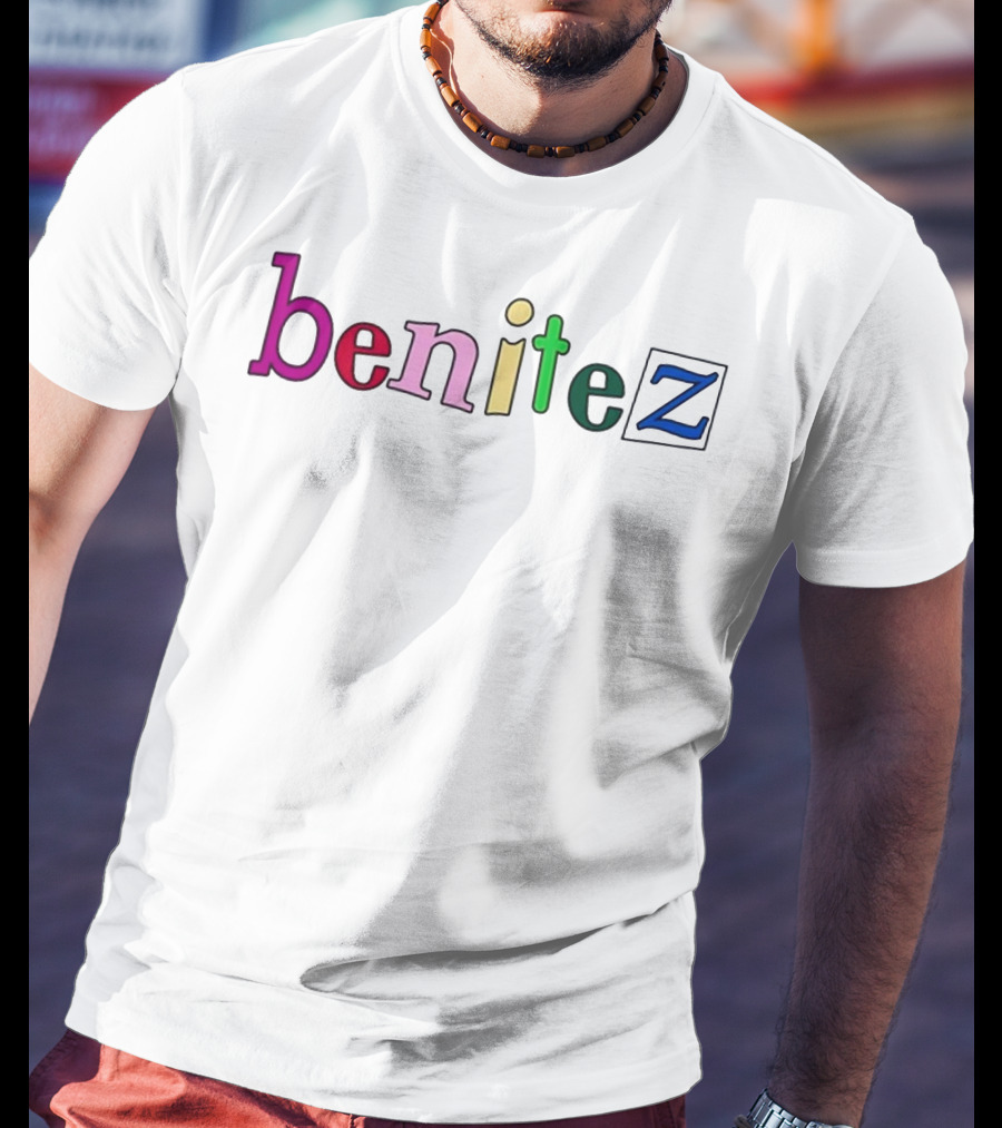 Benitez Rainbow Alphabet Letters T-Shirt
