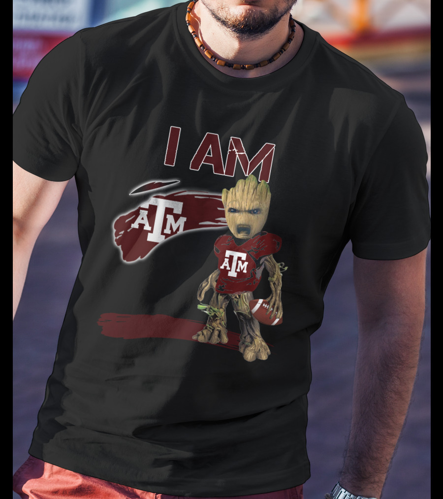 I AM Texas A&M Football Groot T-Shirt