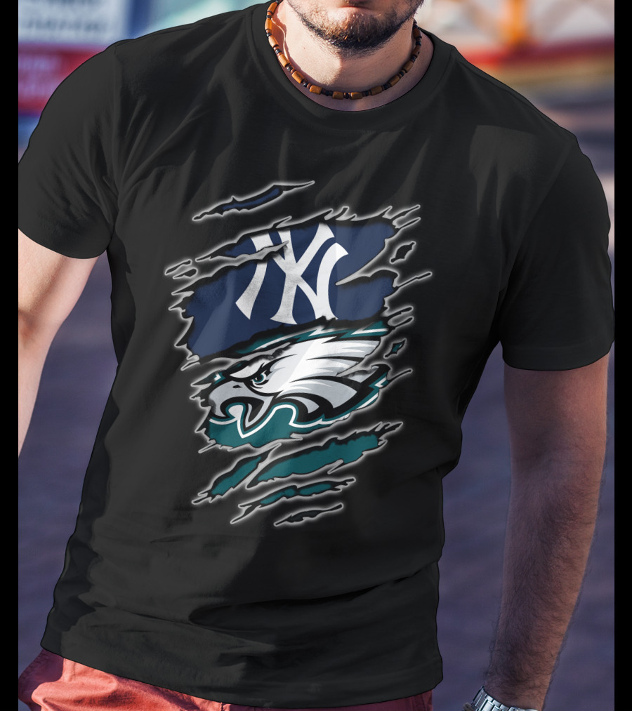 Yankees Eagles Crossover Fan T-Shirt