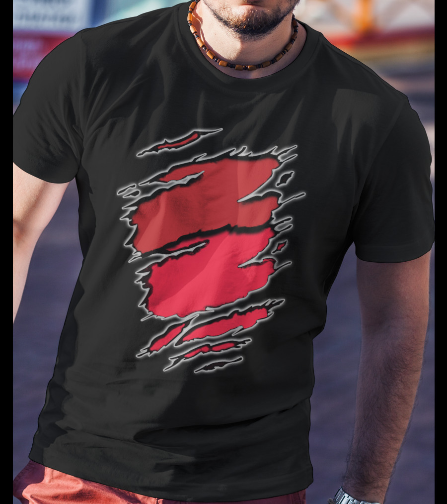Chief Cardi Red Claw Marks T-Shirt