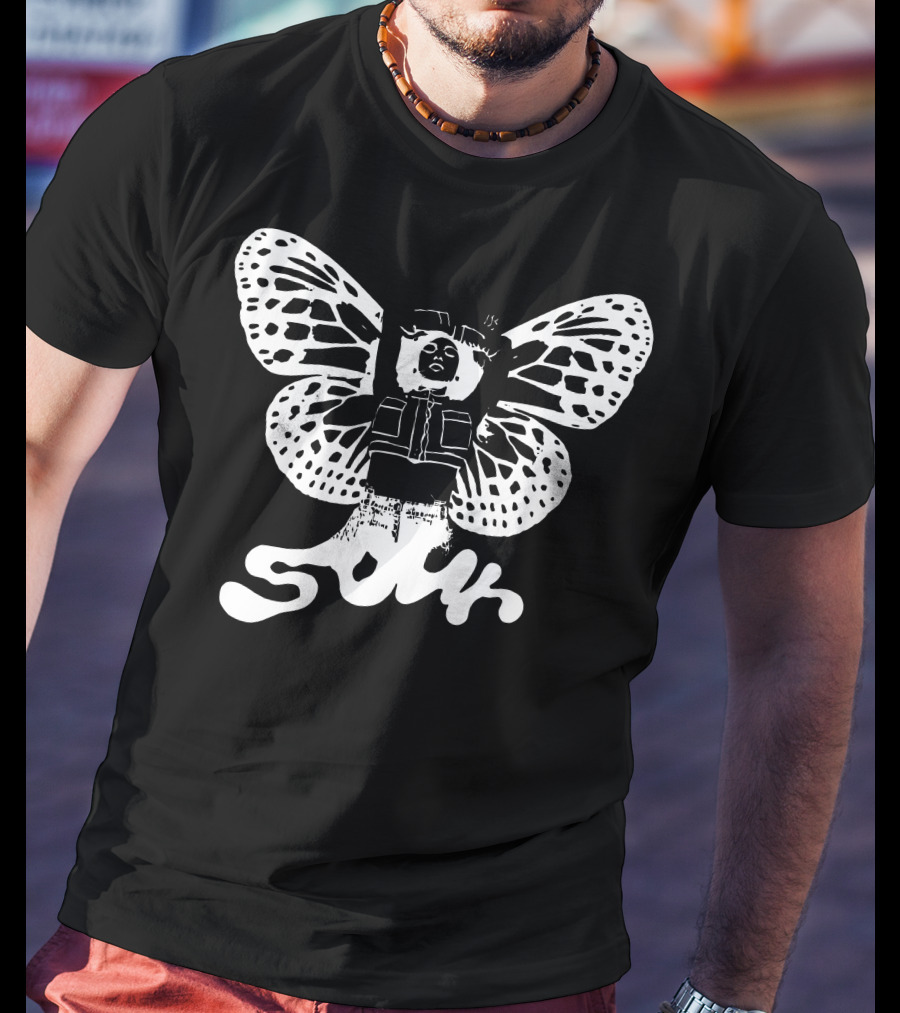 Sour Butterfly Grunge Wings Fusion T-Shirt