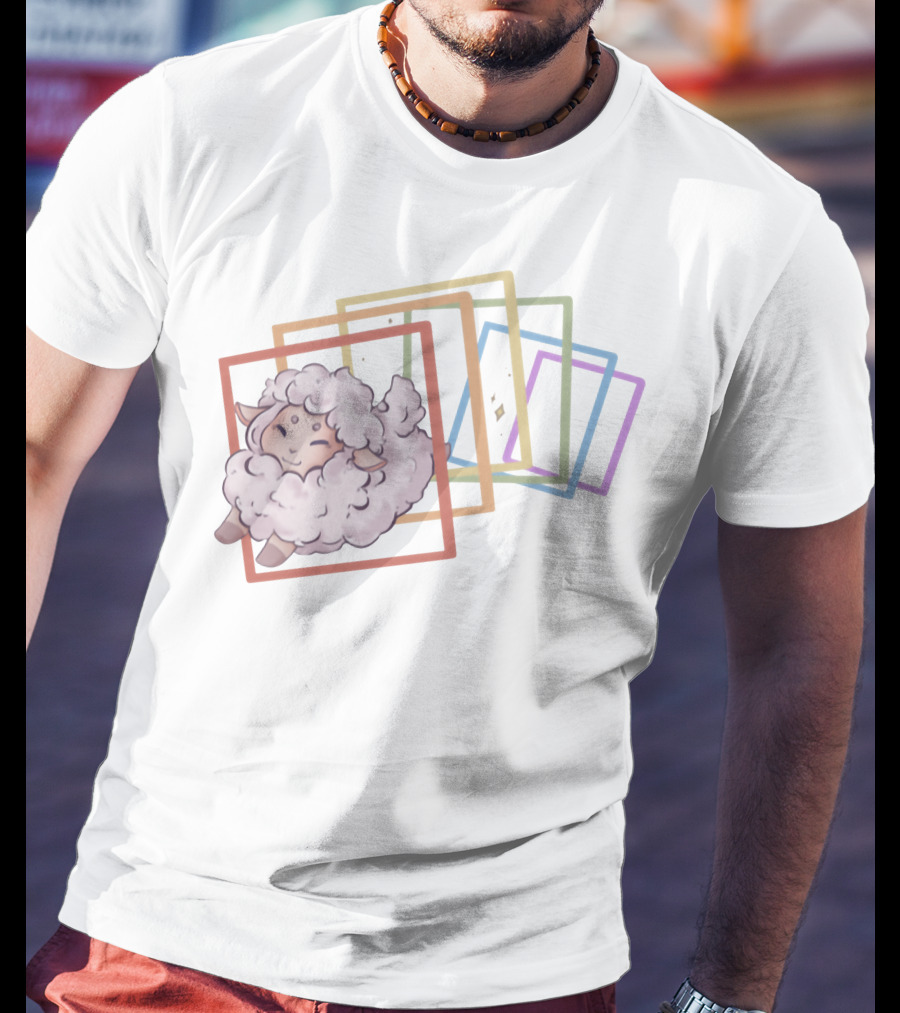 Captain Puffy Sheep Rainbow Frames T-Shirt