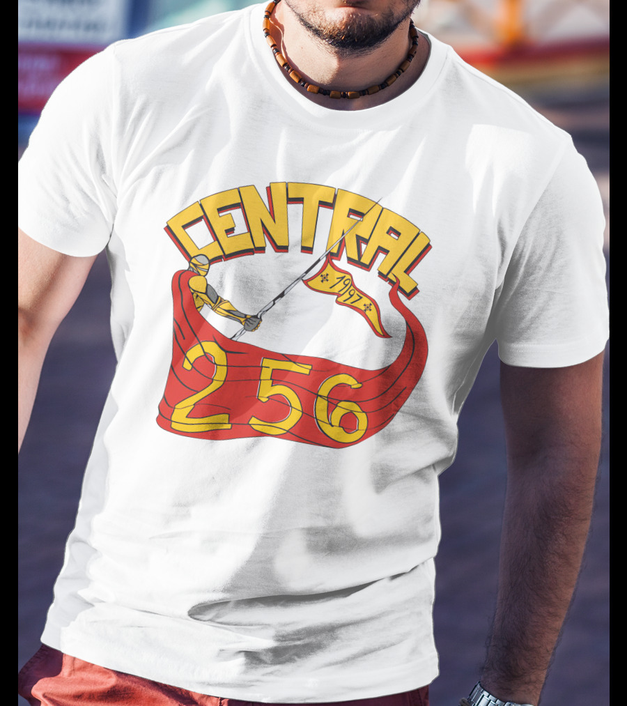 CENTRAL 256 1977 Sword And Banner T-Shirt
