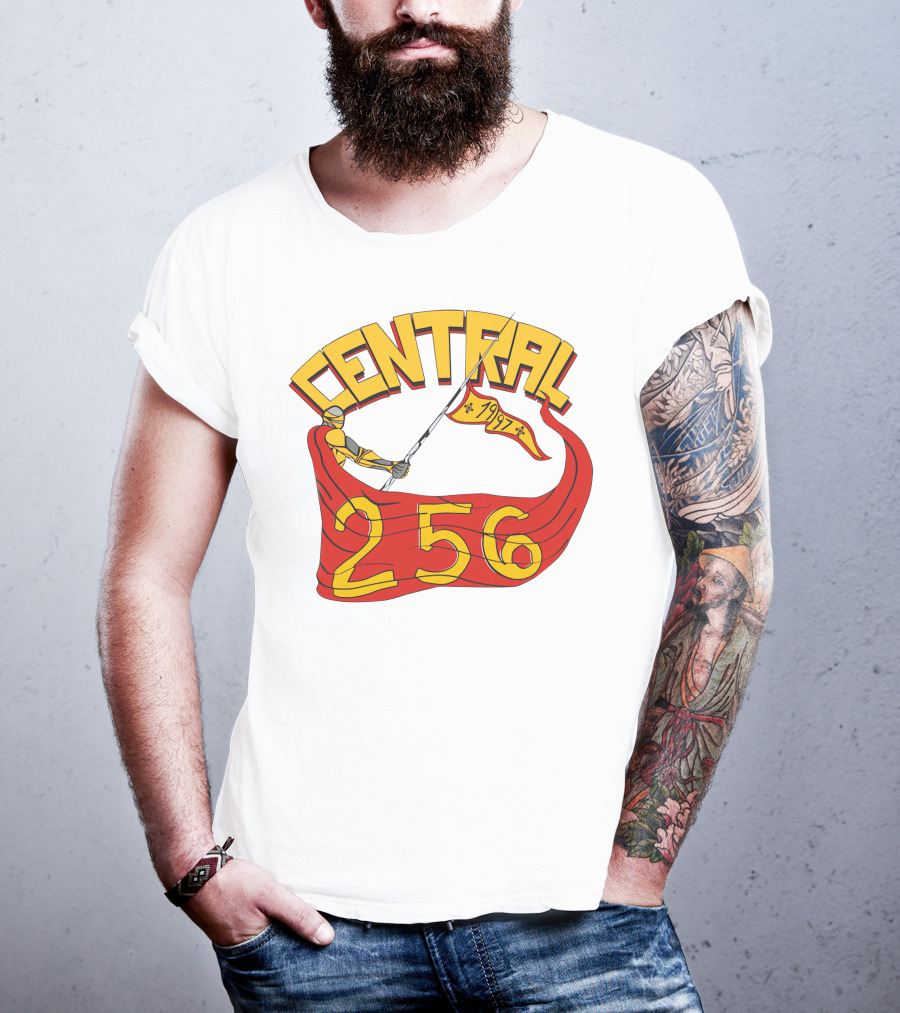 CENTRAL 256 1977 Sword And Banner T-Shirt