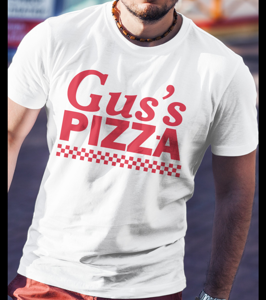 Gus's Pizza Checkered T-Shirt