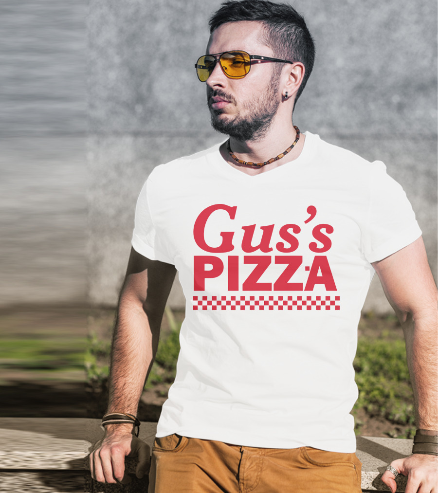 Gus's Pizza Checkered T-Shirt