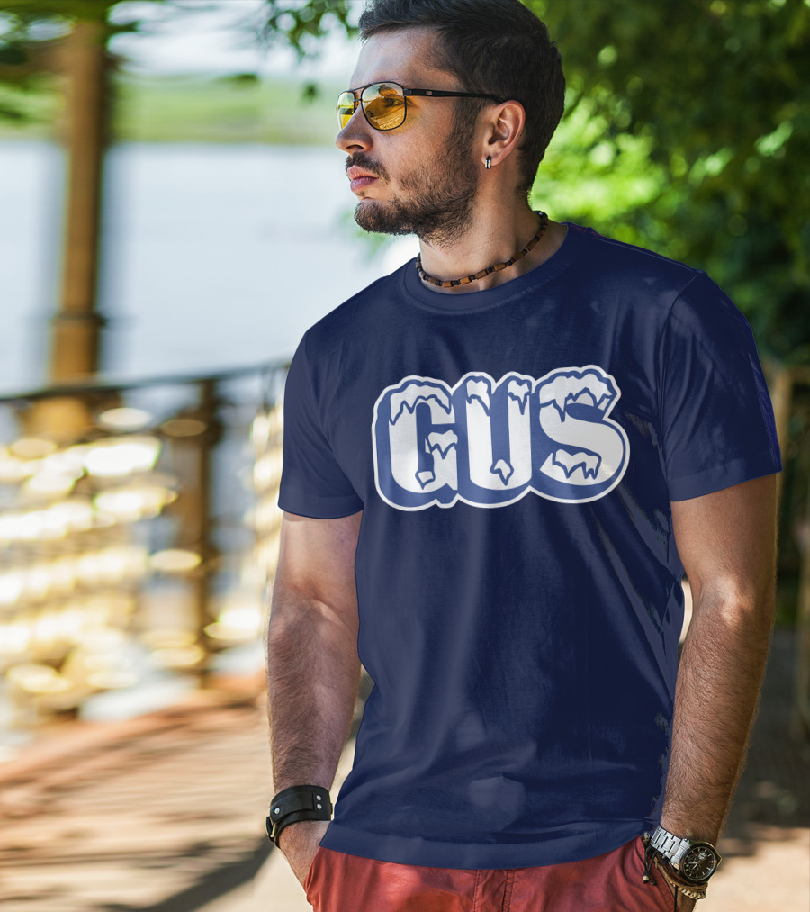 Gus Johnson Merch Ice Font T-Shirt