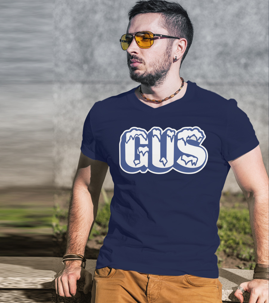 Gus Johnson Merch Ice Font T-Shirt