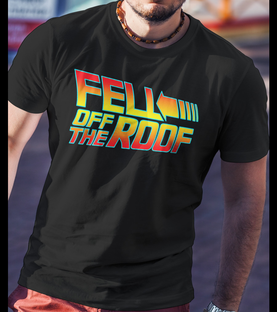 Fell Off The Roof Gus Johnson Shop Classic 80s T-Shirt