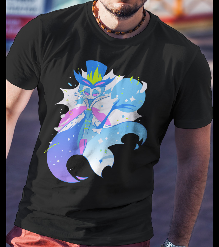 Hazbin Hotel New Merch Sir Pentious Vibrant Character T-Shirt