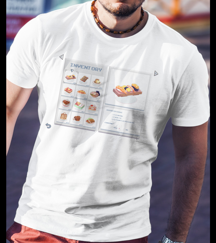 Bibisama Sushi Inventory Assorted Nigiri 12 Portions 4% Risk Yes No T-Shirt