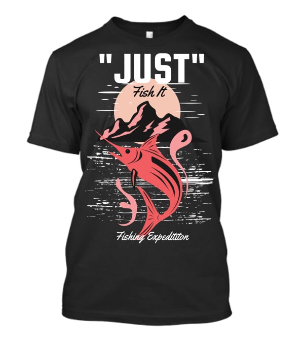 Just Fish It Fishing Expedition Moonlit Marlin Adventure T-Shirt