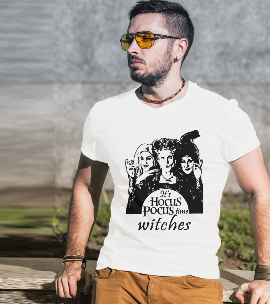 It's Hocus Pocus Time Witches T-Shirt