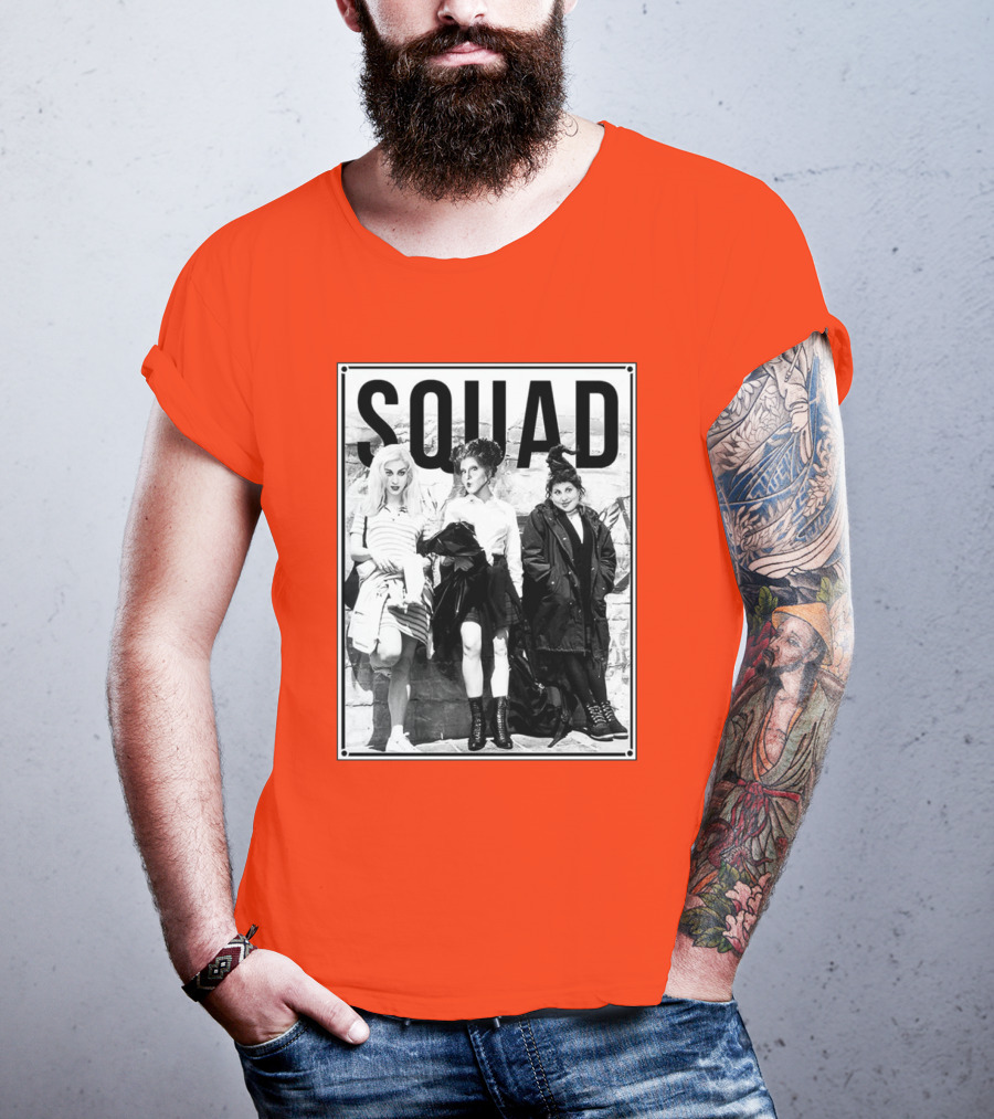 Squad Black And White Trio Vintage Style Hocus Pocus Aesthetic T-Shirt