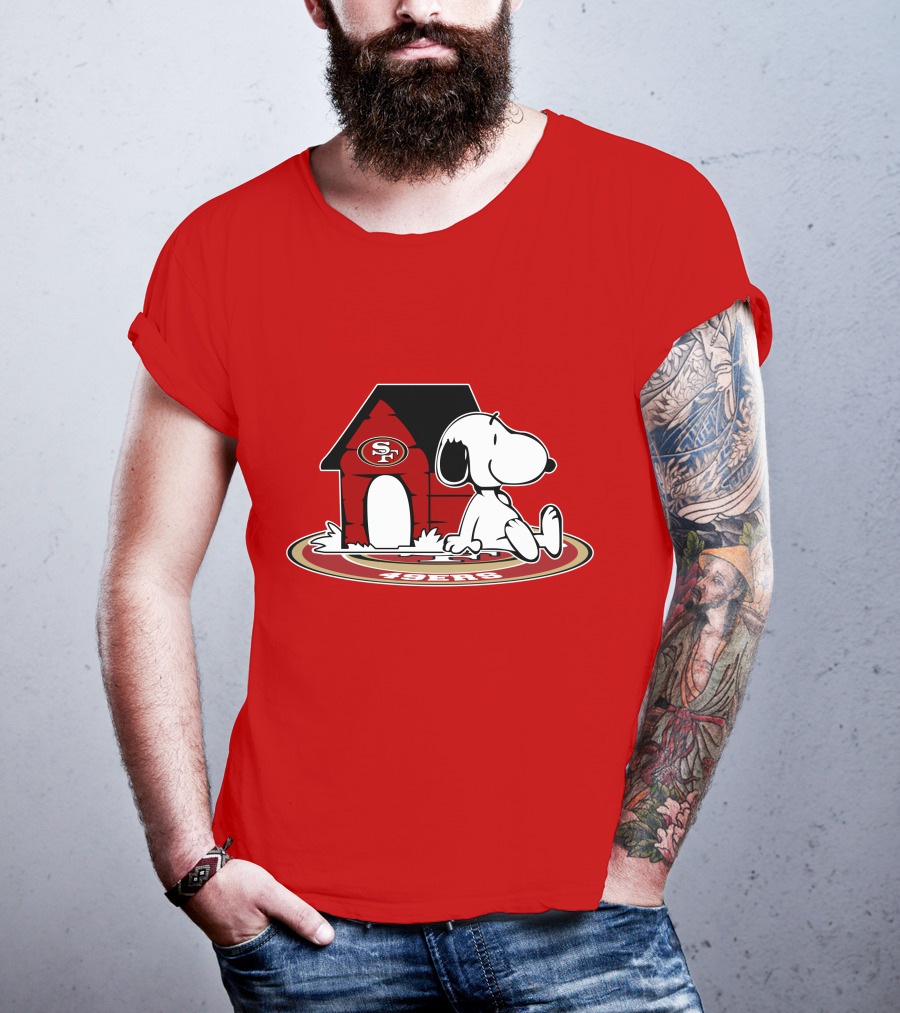 San Francisco 49ers Snoopy Fan Forever T-Shirt