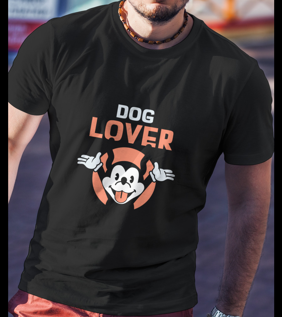 Dog Lover Screaming Cartoon Dog T-Shirt