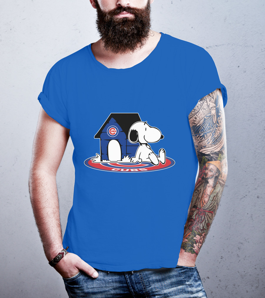 Chicago Cubs Snoopy Fan Forever T-Shirt