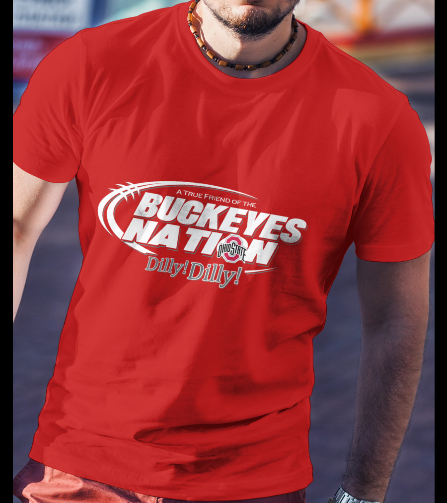 A True Friend Of The Buckeyes Nation Ohio State Dilly Dilly T-Shirt