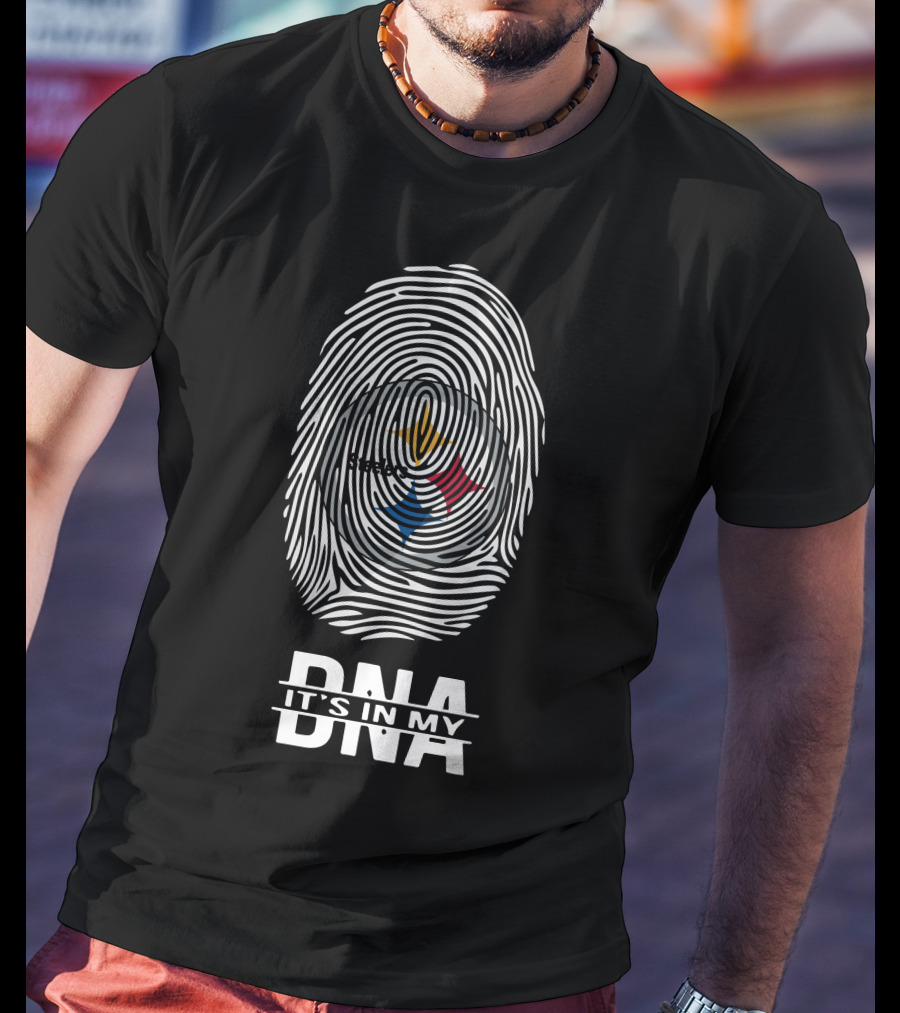 Pittsburgh Steelers It's In My Dna Fingerprint T-Shirt